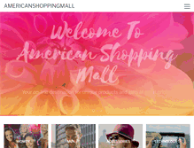 Tablet Screenshot of americanshoppingmall.com